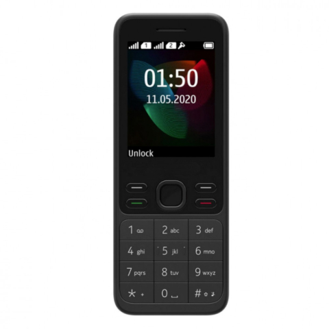 Telefon Dual SIM 150 (2019) Negru cu Butoane pentru Seniori, Bluetooth și Radio FM [1]