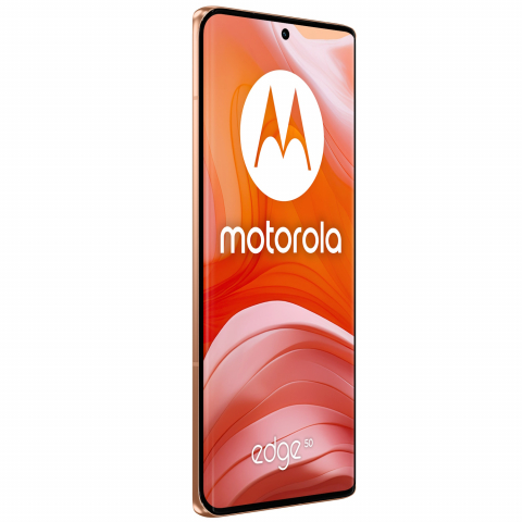Telefon mobil Dual SIM Motorola Edge 50, 5G, Octa Core 2.5 GHz, 512 GB + 12 GB RAM, Peach Fuzz [3]