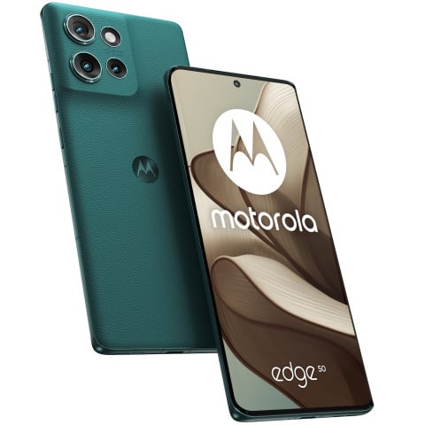 Telefoane Mobile - Telefon mobil Dual SIM Motorola Edge 50, 5G, Octa Core 2.5 GHz, 512 GB + 12 GB RAM, Jungle Green