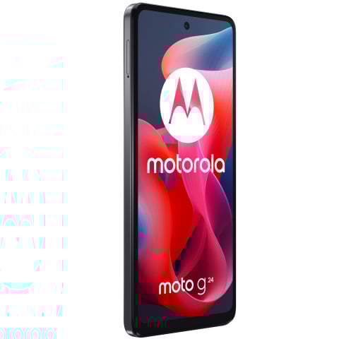 Telefon Dual SIM Motorola moto g24, Octa Core 2.0 GHz, 128 GB + 4 GB RAM, Matte Charcoal [1]