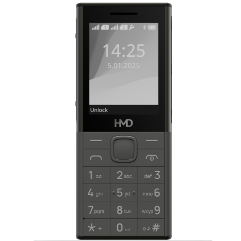 Nokia - Telefon HMD 150 Music Dual SIM Dark Grey Telefon cu Butoane pentru Muzică Difuzor Puternic 2W