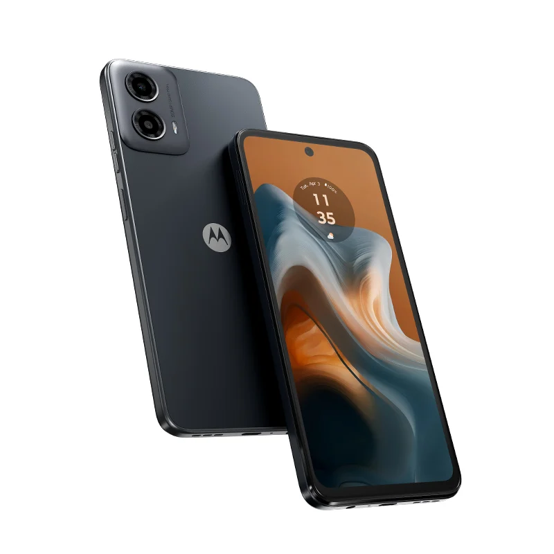 Telefoane Mobile - Telefon mobil Motorola Moto g34, Dual SIM, 128GB, 8GB RAM, 5G, Charcoal Black