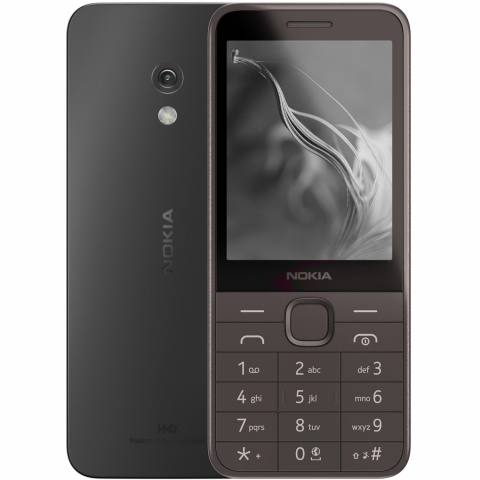 Nokia - Telefon cu taste Nokia 235 (2024), 2.8", Dual SIM, 4G, Black