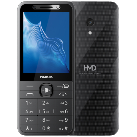Nokia - Telefon Mobil Nokia 235 4G Dual SIM Black Model Nou 2026-2027 USB-C Bluetooth 5.0