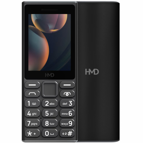 Nokia - Telefon Nokia HMD 105 4G, Display 2.4", IP54, Black / Telefon cu butoane / Telefon seniori / Telefon batrani