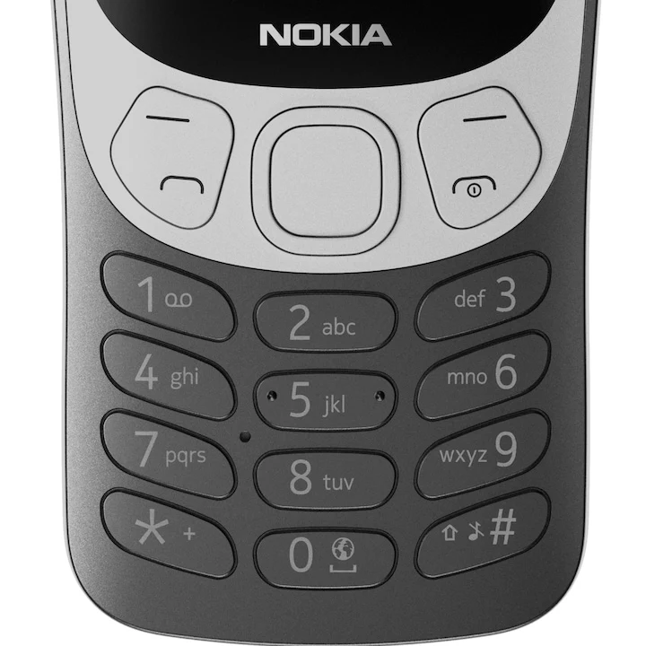 Telefon mobil Nokia 3210 (2024), Dual SIM, 4G, Black, Telefon cu butoane / Telefon cu taste / Telefon seniori batrani [1]