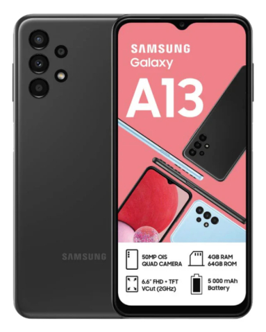 Samsung Second Hand - Telefon mobil Samsung Galaxy A13, 5G, 64GB, 4GB RAM, NFC, Black, telefon ieftin cu 5G