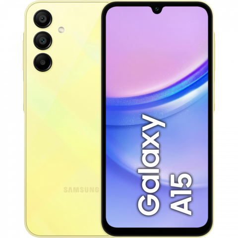Telefon mobil Samsung Galaxy A15, Dual SIM, 4GB RAM, 128GB, 4G, Yellow [1]