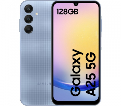 Telefoane Mobile - Telefon mobil Samsung Galaxy A25 Dual SIM, 6GB RAM, 128GB, 5G, Blue Black
