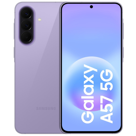 Samsung - Samsung Galaxy A57 5G 8GB 128GB Awesome Lilac Dual SIM – Telefon AI cu Cameră 50MP și Ecran 120Hz