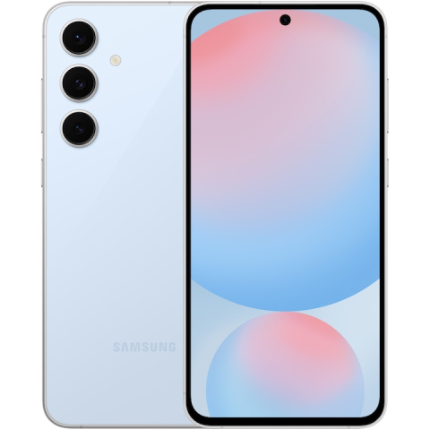 Telefoane Mobile - Telefon Samsung S24 FE, blue , fata