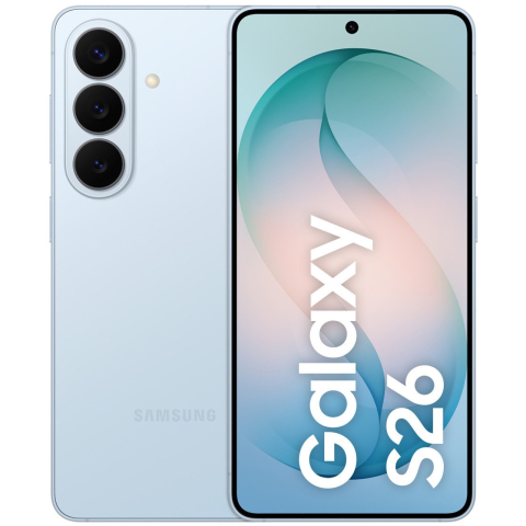 Samsung - Telefon mobil Samsung Galaxy S26, Dual SIM, 12GB RAM, 256GB, 5G, Sky Blue