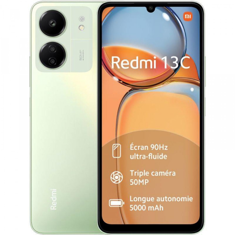Telefoane Mobile - Telefon mobil Xiaomi Redmi 13C, 4GB RAM, 128GB, Clover Green
