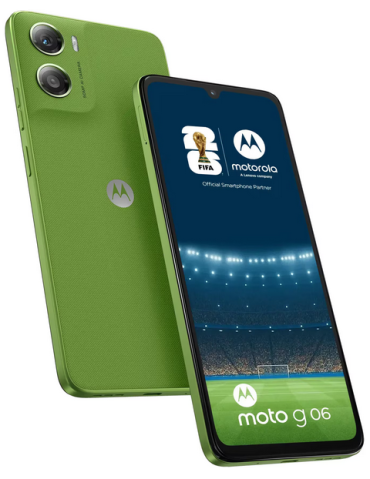 Motorola - Telefon Moto G06, 128GB + 4 GB, Display 6.88 inch, 5200 mAh, Green