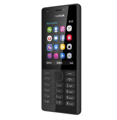 Nokia - Telefon Nokia 216, Display 2.4 inch  ,  2g Dual Sim Black, Telefon cu taste / Telefon seniori
