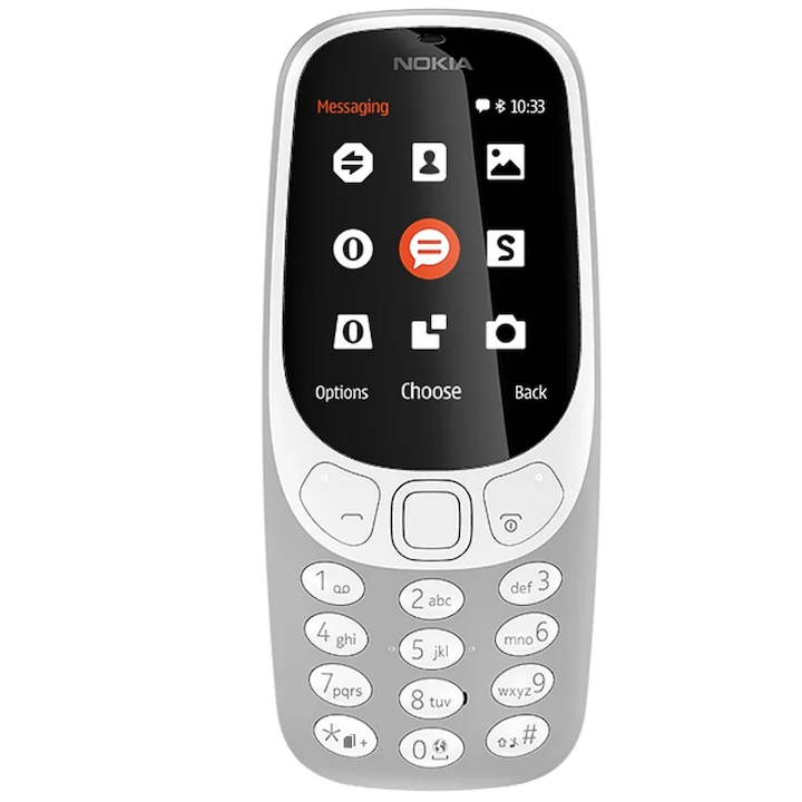 Telefoane Mobile - Telefon Nokia 3310 Gri Silver