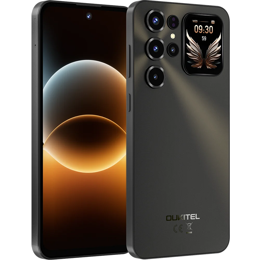 OUKITEL - Telefon Oukitel C68 Plus, 4G, Display 7.2" 120Hz + 1.81", T615, 8GB RAM, 128GB, 6000mAh, Android 15, grey, telefoane ieftine