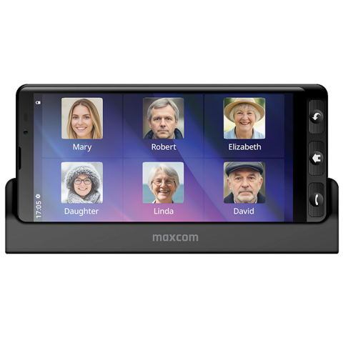 Telefon Seniori Maxcom Smart MS601 4G 64GB 4GB RAM Icoane Mari și Stație Încărcare [1]