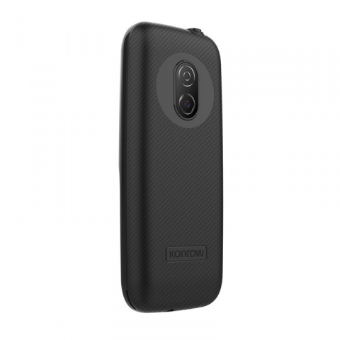 Telefon Konrow Moby Black 2G – butoane fizice, Dual‑SIM [2]