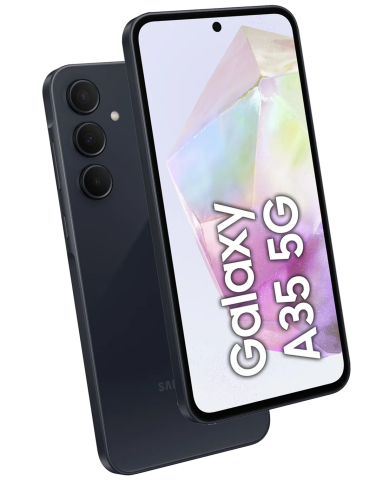 Samsung - Telefon Samsung A35 5G A356B, 128gb, 6gb ram, display 6.6inch, NFC, Black