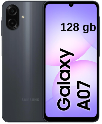 Samsung - Samsung Galaxy  A07 black, vedere din fata