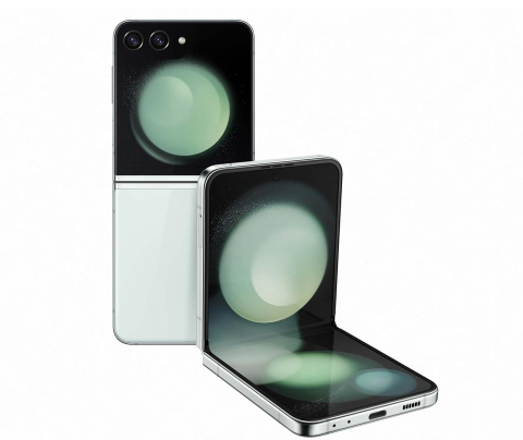 Telefoane Second Hand - Telefon Samsung Galaxy Flip 5, 256gb, 8gb ram, Green, Stare perfecta