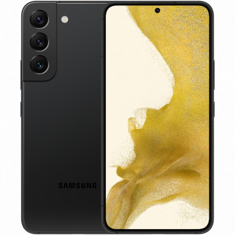 Resigilate - Telefon Samsung Galaxy S22, Dual SIM, 128GB, 8GB RAM, 5G, Phantom Black