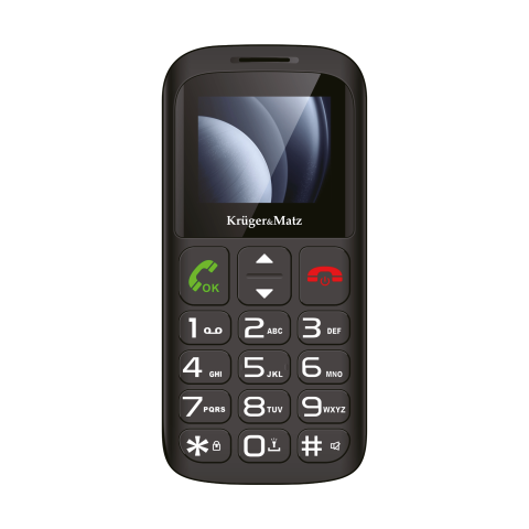 Kruger&Matz - Telefon Seniori Kruger&Matz Simple 923 4G cu Buton SOS și Stație de Încărcare