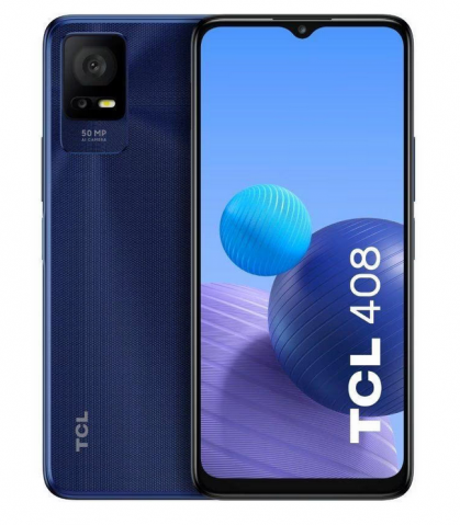 Telefoane Mobile - Telefon  TCL 408  64 GB 4gb camera 50mpx, 5000 mAh, Albastru midnight