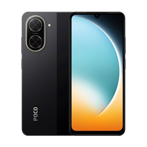 Xiaomi - Telefon Xiaomi POCO C71 64gb, Amprenta, Display mare 6.88", Baterie 5200mAh, Black