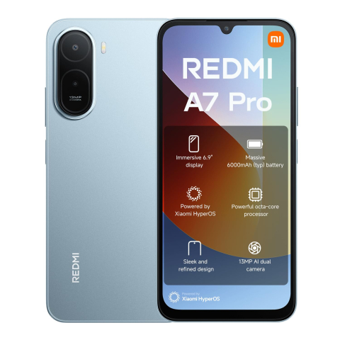 Xiaomi - Telefon Xiaomi REDMI A7 Pro, 4G RAM, 64GB ROM, Blue