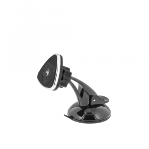 Suport auto pentru telefon Tellur, magnetic, montare geam/bord cu ventuza, Negru [1]