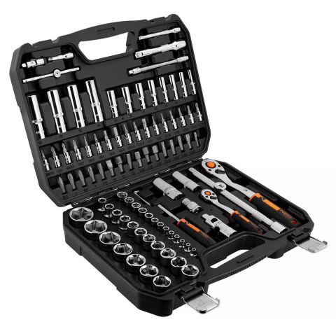 Truse Seturi - Trusa Chei 94 piese 1/4", 1/2", CrV  Tubulare, CrV/  Set de chei tubulare 94 piese