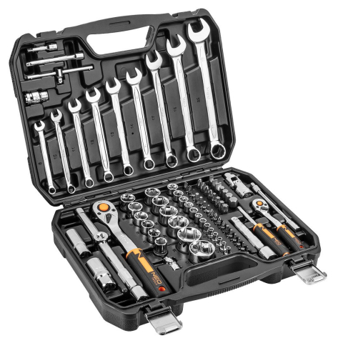 Truse Seturi - Trusa Chei 82 piese, set Neo Tools, 1/2", 1/4" (82 buc)