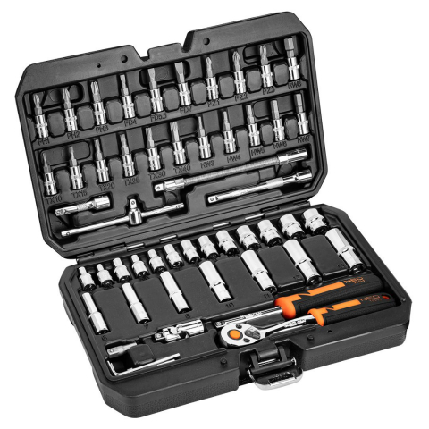 Trusa Chei, Set de chei tubulare 1/4", 53 de piese [1]