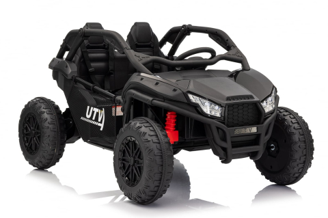 Masinute Electrice pentru Copii - utv-buggy-electric-copii-800w-24v-4x4-2-locuri-roti-eva-telecomanda-led-negru