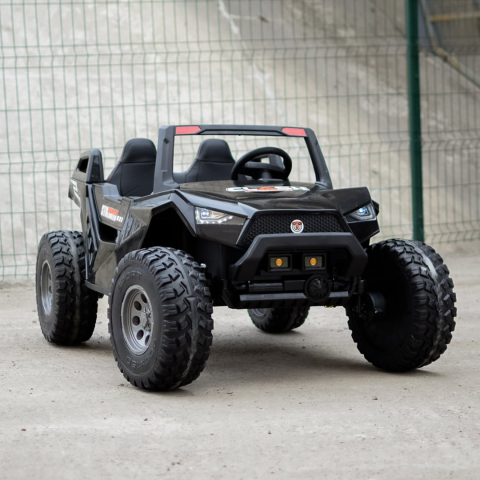 UTV Buggy XXL electric copii 500W 4x4 negru față [1]