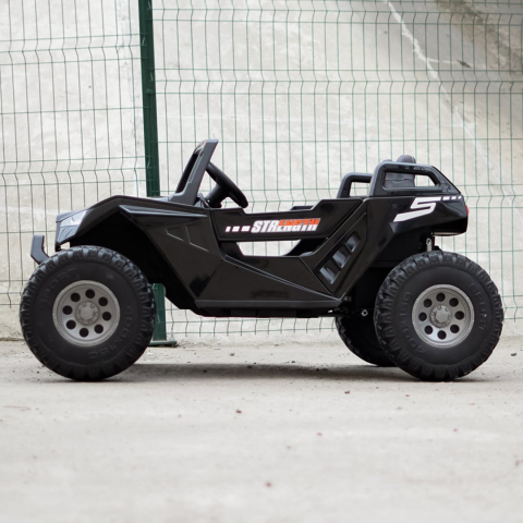 UTV Buggy XXL electric copii 500W 4x4 negru față [3]