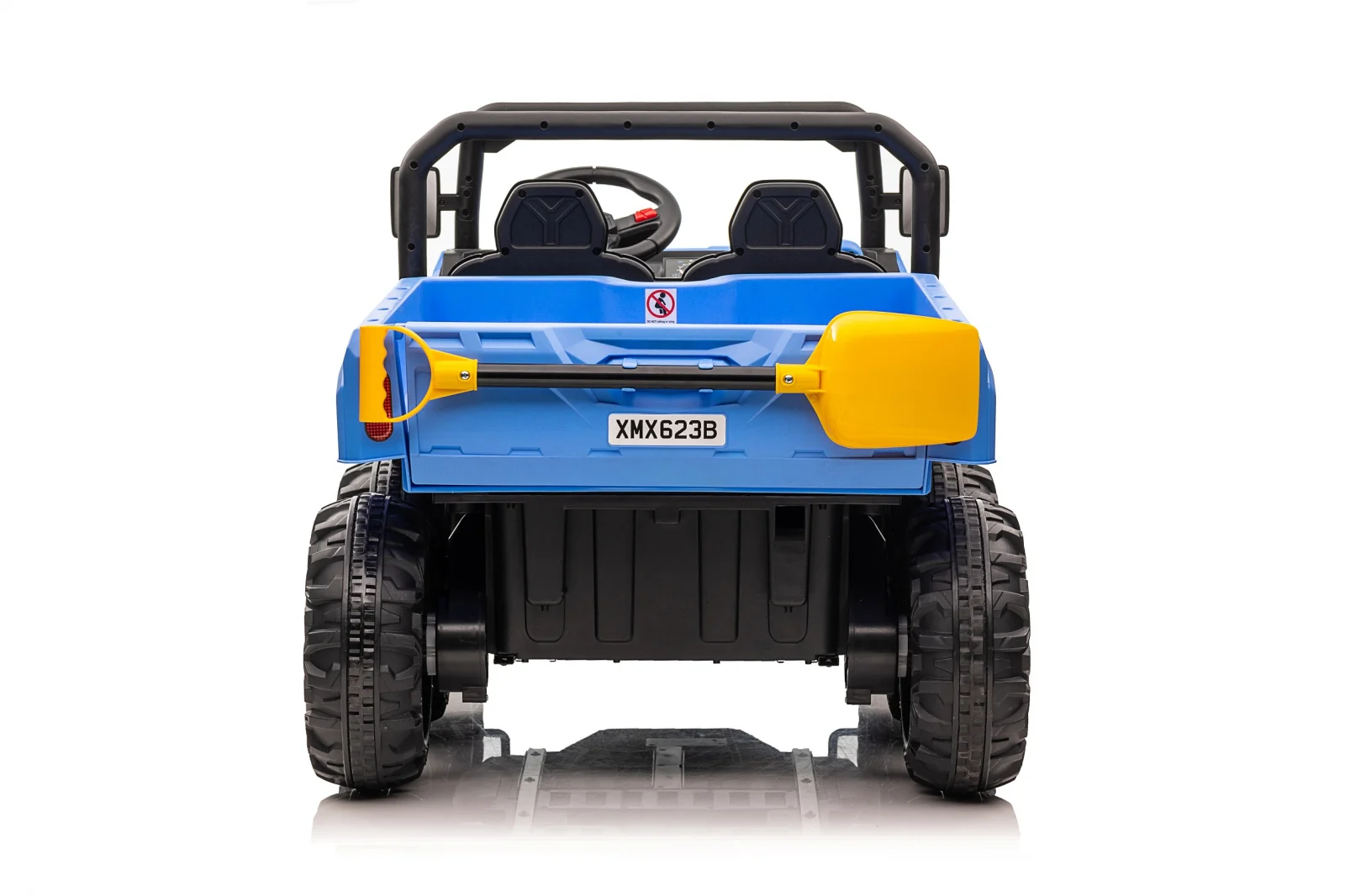 UTV electric Farm Tractor COPII, 6x6, cu 2 locuri, 180W, 12V, echipare premium, albastru, atv copii, masina copii [3]