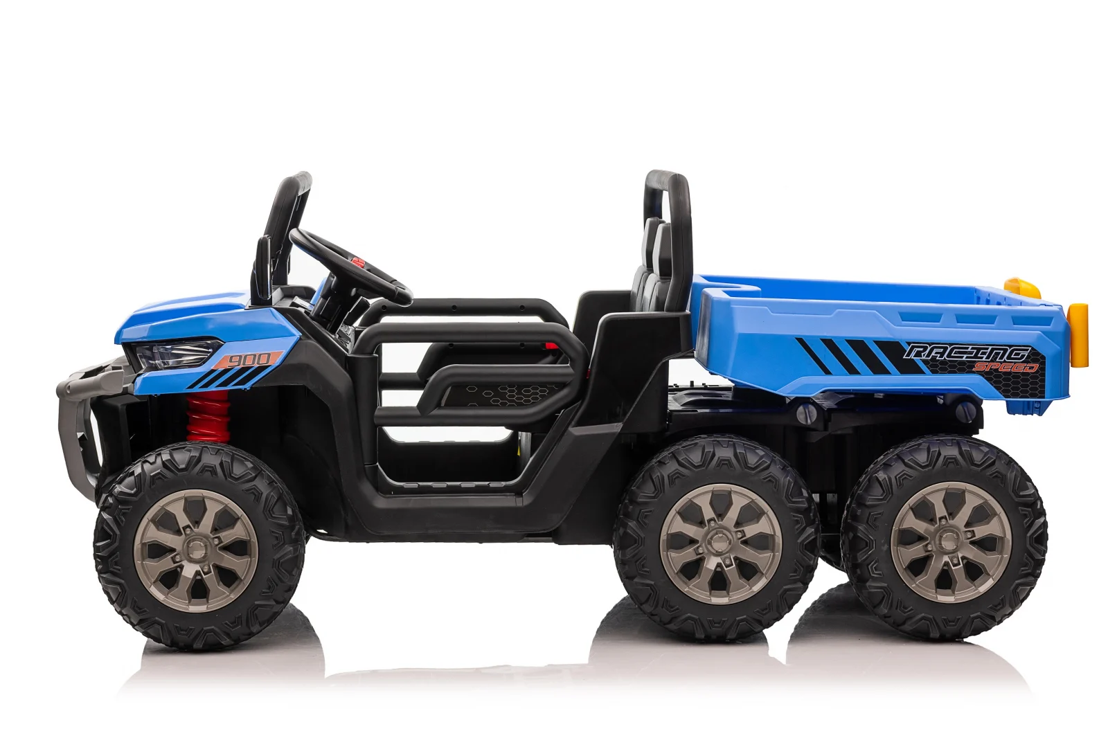 UTV electric Farm Tractor COPII, 6x6, cu 2 locuri, 180W, 12V, echipare premium, albastru, atv copii, masina copii [2]