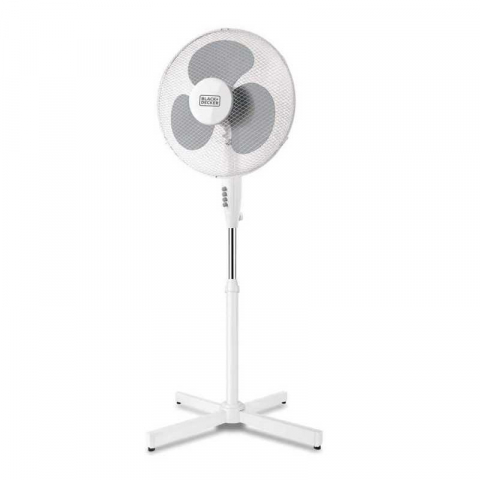 Ventilator cu picior BlackDecker 40 W, ALB, CANICULA [5]