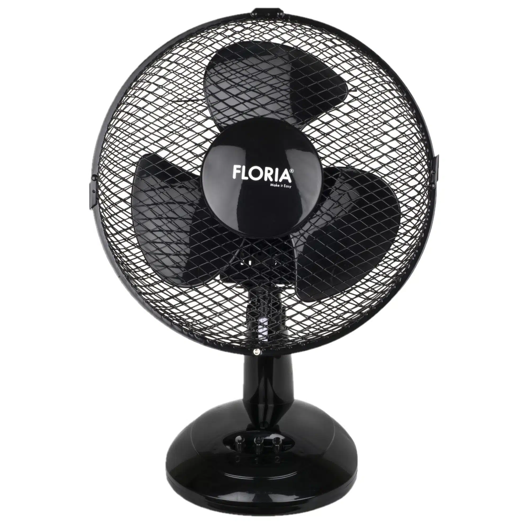 Ventilatoare - Ventilator de Birou 26cm 25W cu Oscilare și 2 Trepte de Viteză