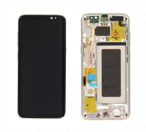 Display-uri si Touchscreen-uri - Display cu touchscreen si rama Samsung Galaxy S8 G950f Gold
