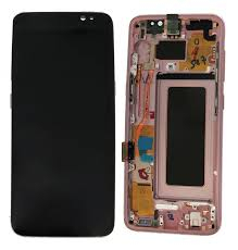 Display-uri si Touchscreen-uri - Ecran Display cu touchscreen si rama Samsung Galaxy S8 Plus G955f Pink Roz