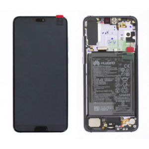 Display-uri si Touchscreen-uri - Ecran Display Huawei P20 Pro Service Pack + Acumulator Twilight SWAP
