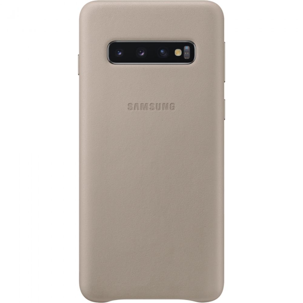 Decent Skepticism courage Husa Piele pentru Samsung Galaxy S10 G973f, Gray