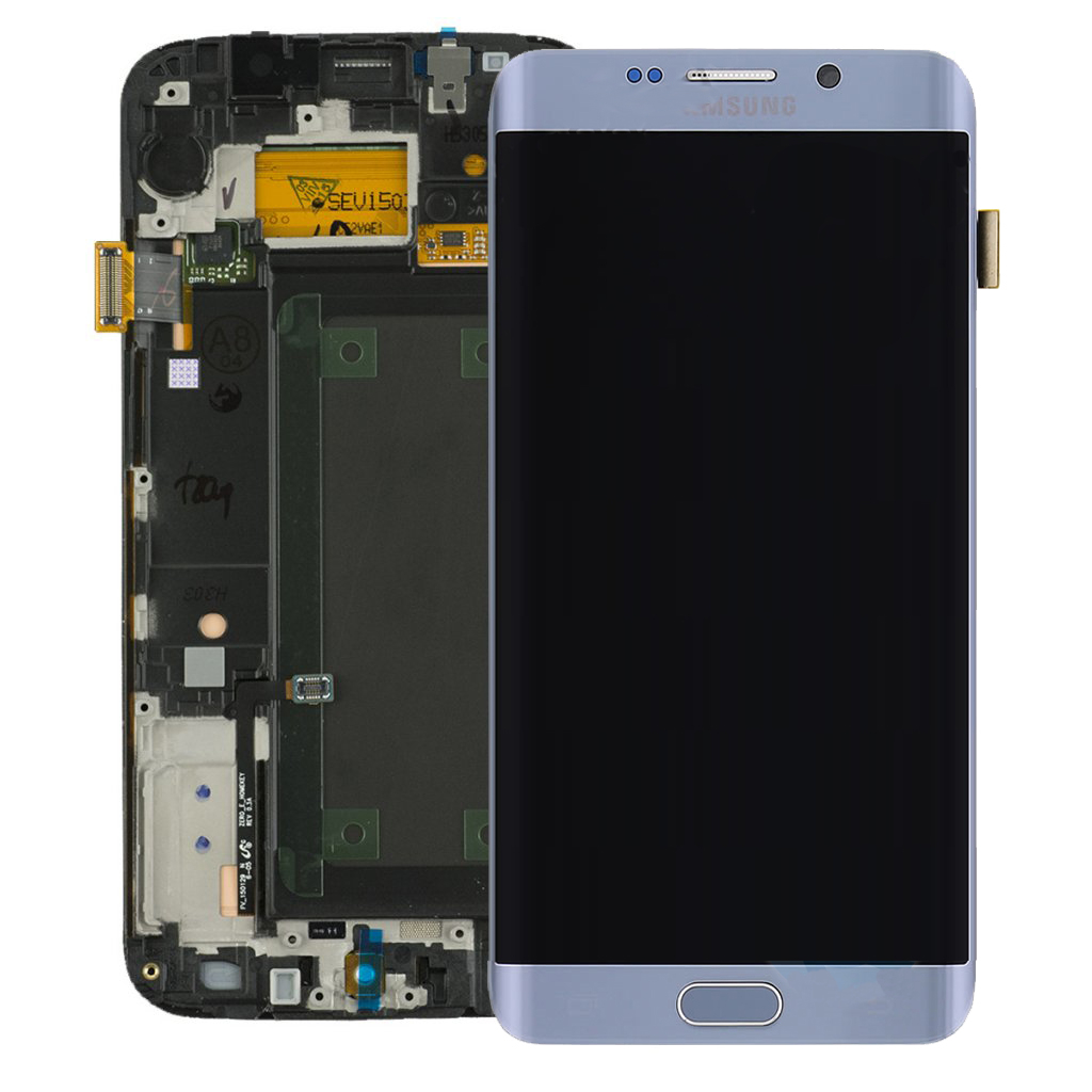 Now Update Maxim Ecran Display cu touchscreen Samsung Galaxy S6 Edge Plus G928f Silver