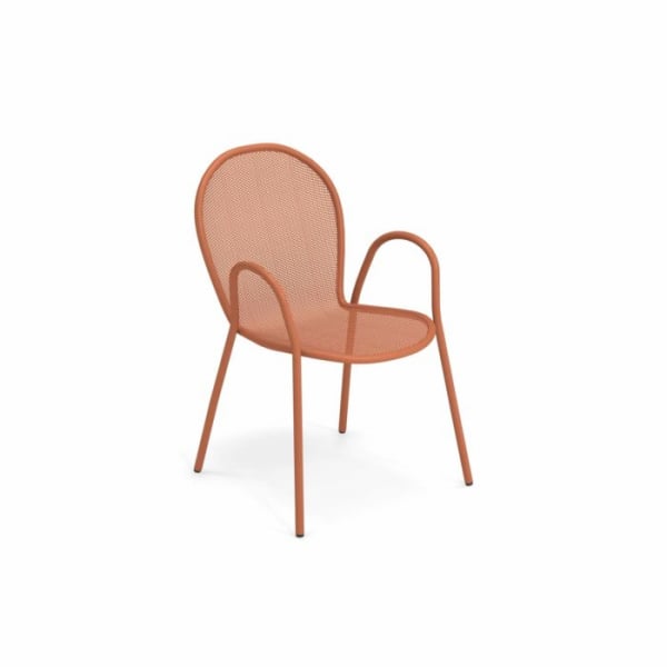 Ronda scaun cu brațe pentru exterior/terasa – Emu [2]