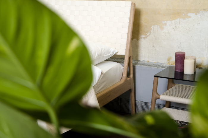 Fawn bed normal frame)h-10cm) oak Gazzda [19]