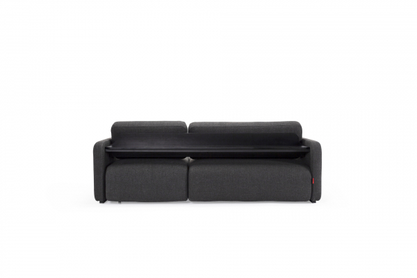 Vogan Lounger Sofa Bed Innovation Living 120x200cm  (Reversible) 577 Kenya Dark Grey [5]